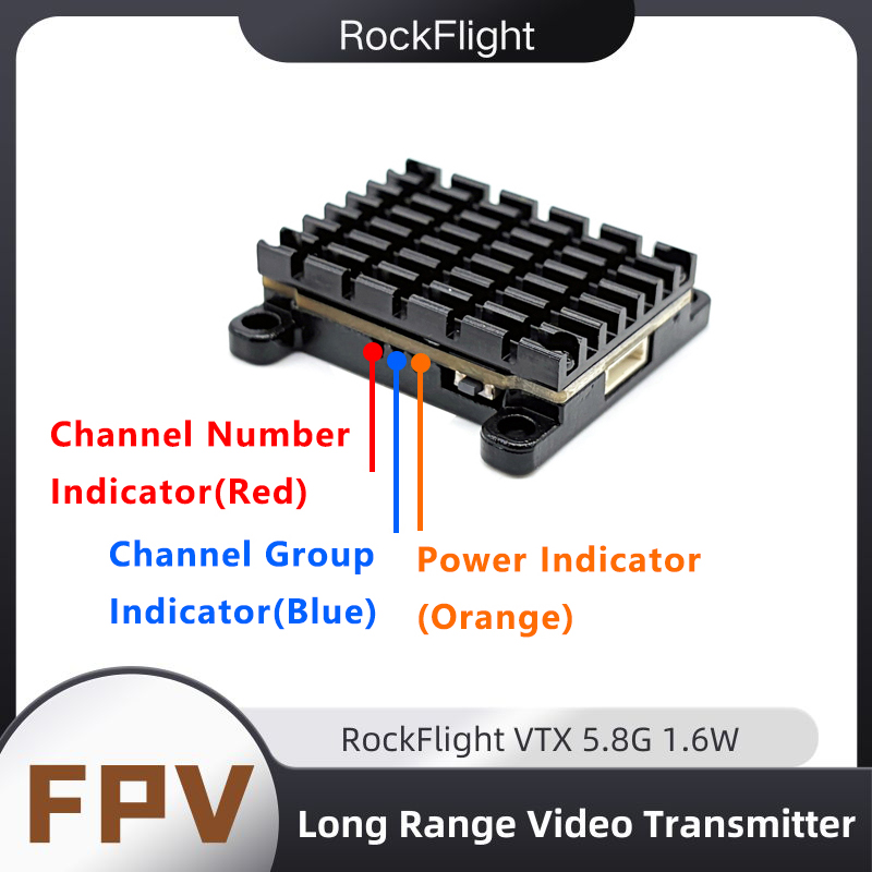 RockFlight TX663 VTX 5.8G 48CH - đánh giá và giá Drone Transmitter