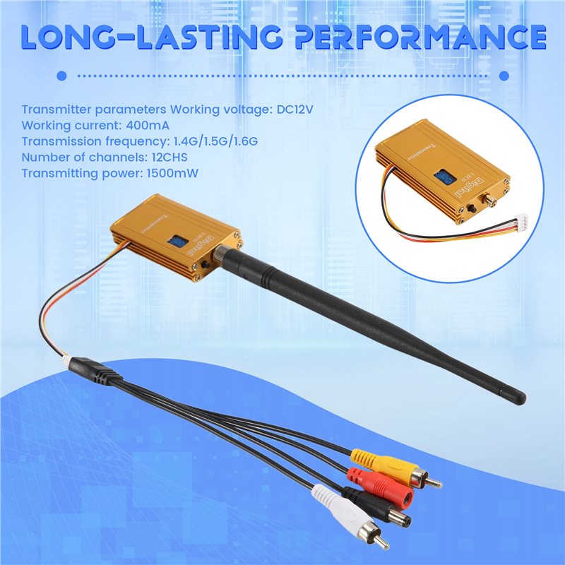 A48U 1.5G 1.5W FPV VTX 12CH 15 - đánh giá và giá Drone Transmitter